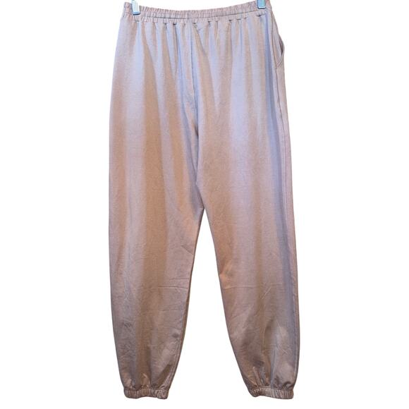 Vuori Boyfriend Jogger Sweatpants in Goldenrod Heather Small - Picture 3 of 7
